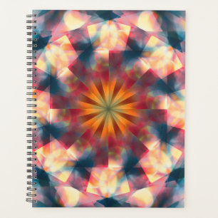 Prismatic Kaleidoscopic Psychedelic Mandala Planner