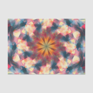 Prismatic Kaleidoscopic Psychedelic Mandala Tissue Paper