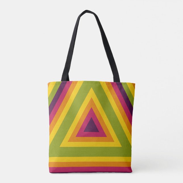 Prismatic Pulse Tote Bag (Back)