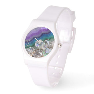 Prismatic Quartz Fusion Vibrant Crystal Design Watch