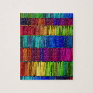 Prismatic Rainbow Reverse Jigsaw Puzzle
