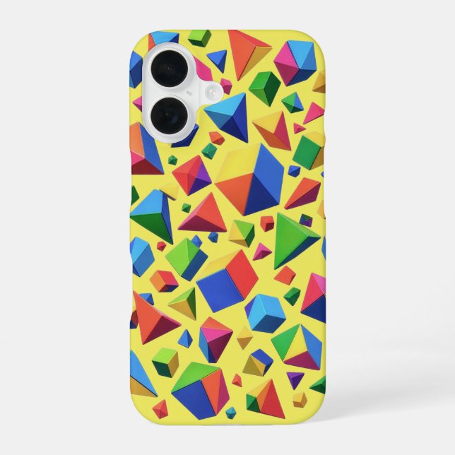 Prismatic Scatter iPhone 16 Case (Back)