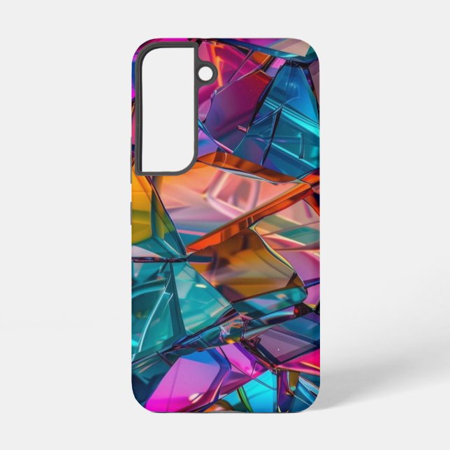 Prismatic shards samsung galaxy s22 case (Back)