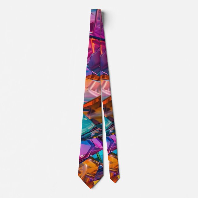 Prismatic shards tie (Front)