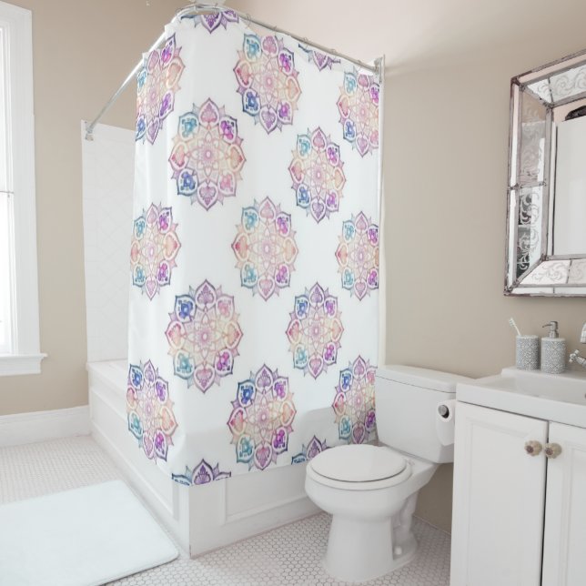 Prismatic Shower Curtain (In Situ)