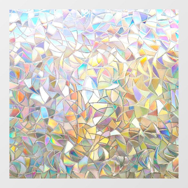 Prismatic Stained Glass Effect - Rainbow Prismatic (Sheet)