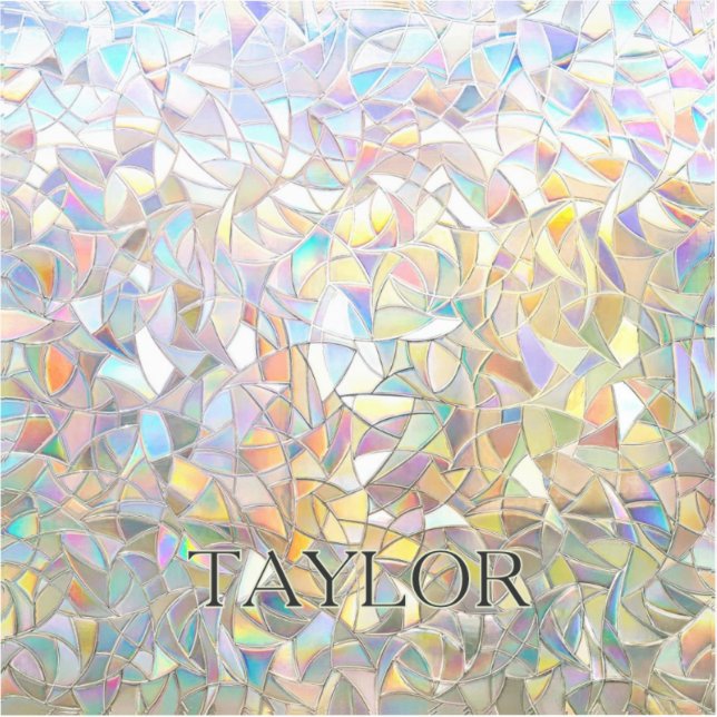 Prismatic Stained Glass Effect - Rainbow Prismatic (Front)