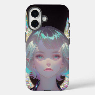 Prismatic Winged Fae in Midnight Glam iPhone 16 Case
