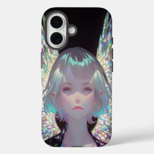 Prismatic Winged Fae in Midnight Glam iPhone 16 Case