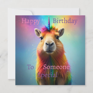 Prismhorn: The Rainbow Capybaraicorn, Card