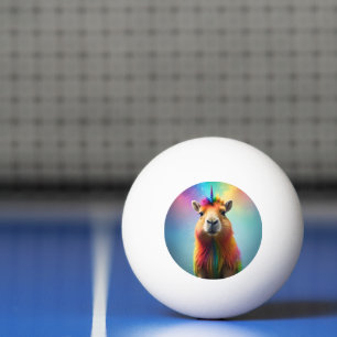 Prismhorn: The Rainbow Capybaraicorn Ping Pong Ball