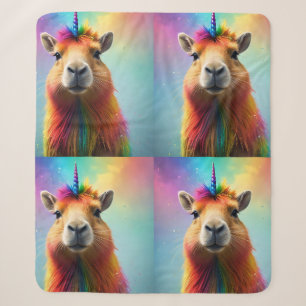 Prismhorn: The Rainbow Capybaraicorn, Sherpa Blanket
