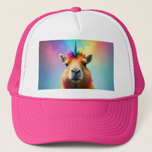 Prismhorn: The Rainbow Capybaraicorn Trucker Hat