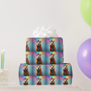 Prismhorn: The Rainbow Capybaraicorn Wrapping Paper