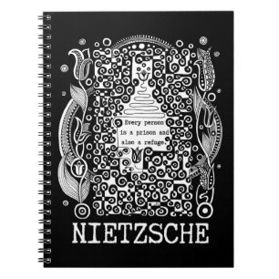Prison and REFUGE quote by Nietzsche Notebook