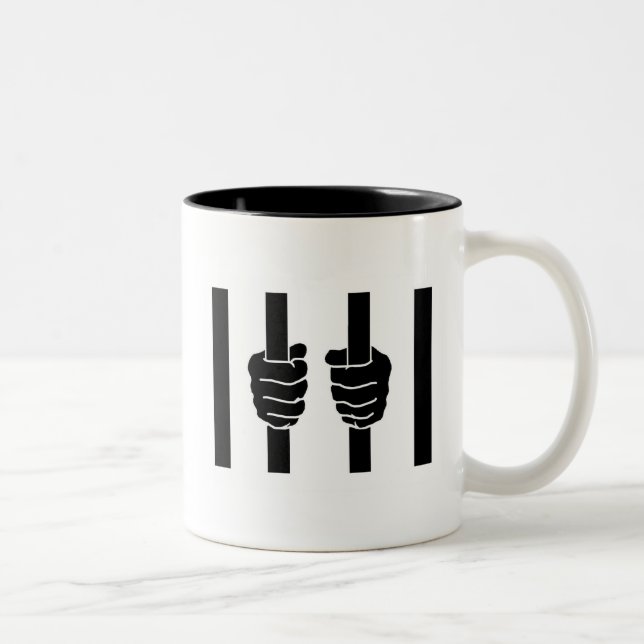 Prison Bars Coffee Mug (Right)