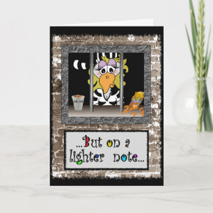 Prison card: Female jailbird Card