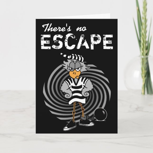 Prison Card: No escape from my love Card (Front)