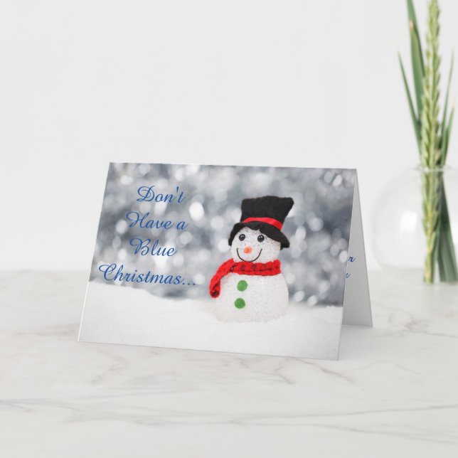 Prison Cards - Blue Christmas (Front)