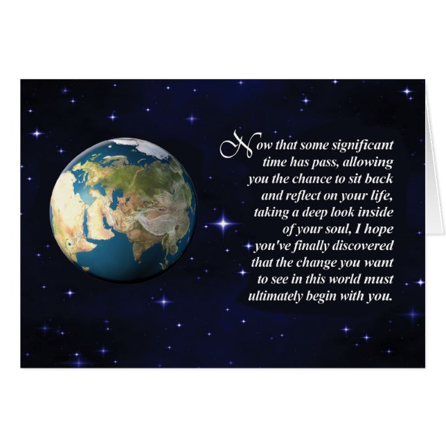 Prison Cards - Change the World (Front Horizontal)