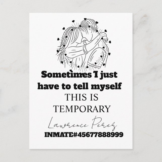 Prison Cards Long Distance Cute (Front)