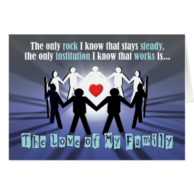 Prison Cards - Miss U Family (Front Horizontal)