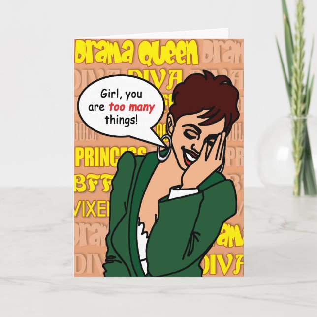 Prison Cards - Too Many Things (Front)