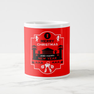 Prison Christmas Holiday Gift Large Coffee Mug