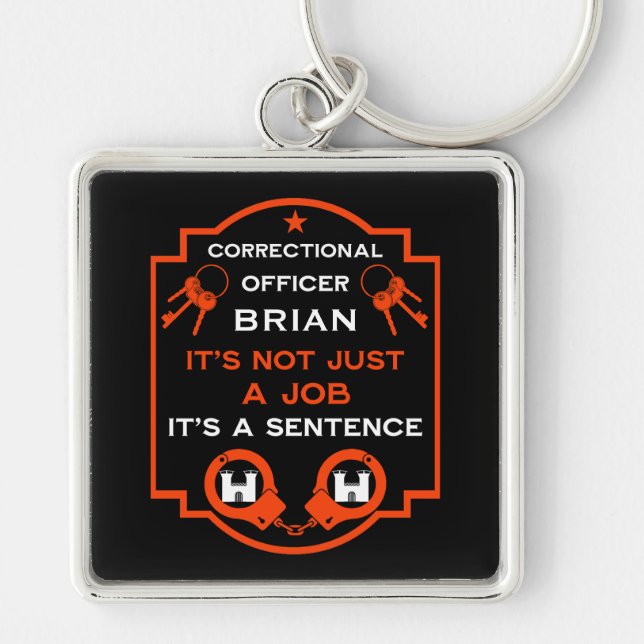 Prison Correctional Officer Key Ring (Front)