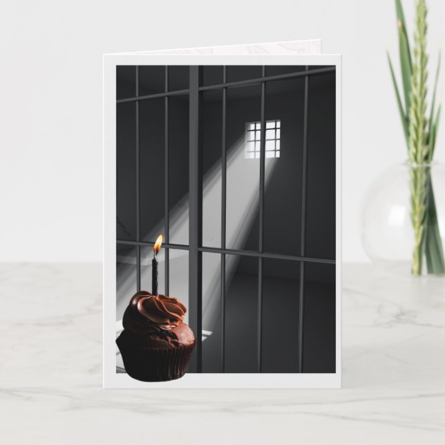 Prison Greeting Card - Happy Birthday Celebrate (Front)