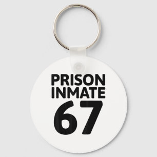 Prison Inmate 67 Halloween Meme Costume Jail Priso Key Ring