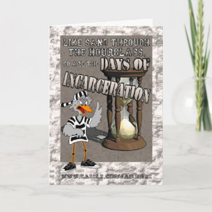 Prison Jailbird Card