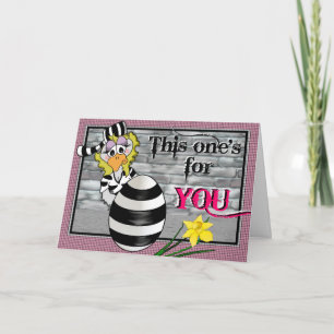 Prison Jailbird Holiday Card