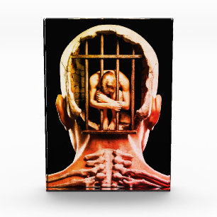 Prison of the Mind – Surreal Conceptual Wall Art Photo Block