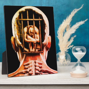 Prison of the Mind – Surreal Conceptual Wall Art Plaque