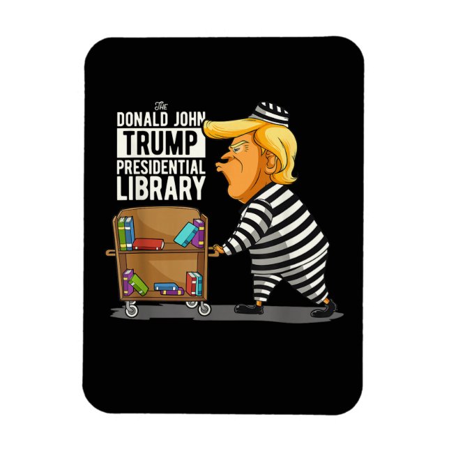 Prison Trump Presidential Library Magnet (Vertical)