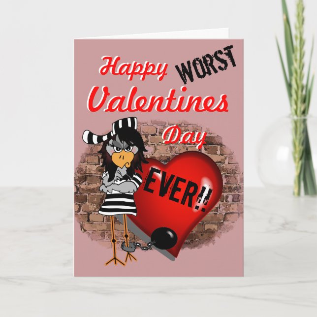 Prison Valentine's Day card (Front)