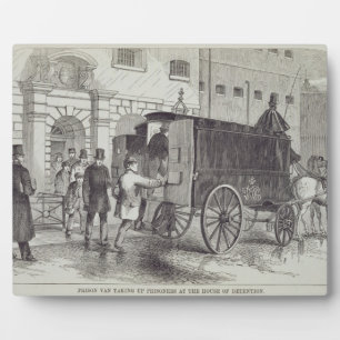 Prison Van taking up Prisoners at the House of Det Plaque
