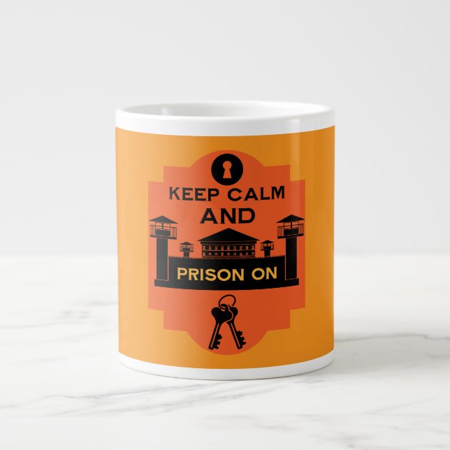 Prison Visit Gift Large Coffee Mug (Front)