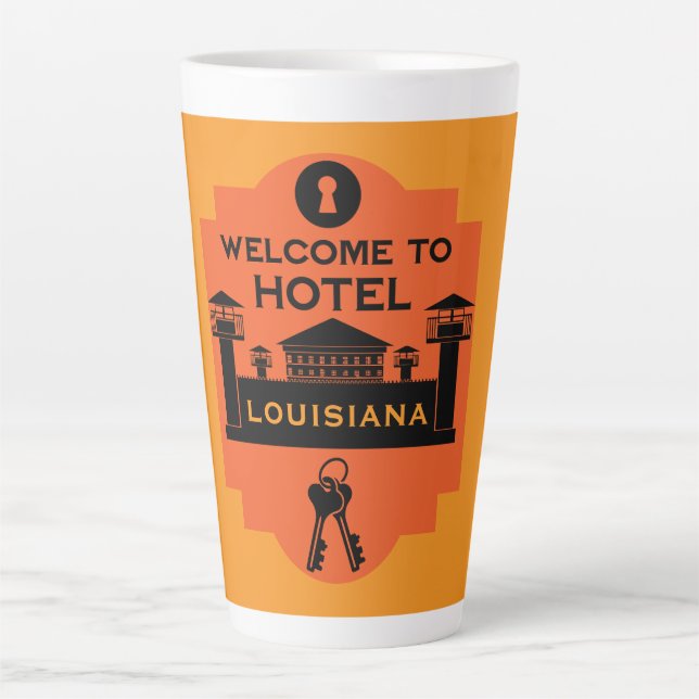 Prison Visit Gift Latte Mug (Front)