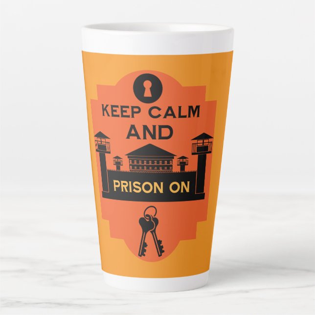 Prison Visit Gift Latte Mug (Front)