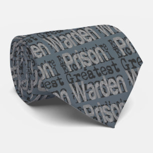 Prison Warden Extraordinaire Tie