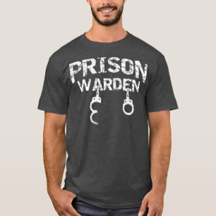 Prison Warden Funny Halloween Costume T-Shirt