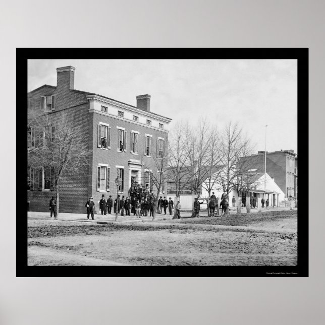 Prisoner Commissary in Washington, DC 1865 Poster (Front)