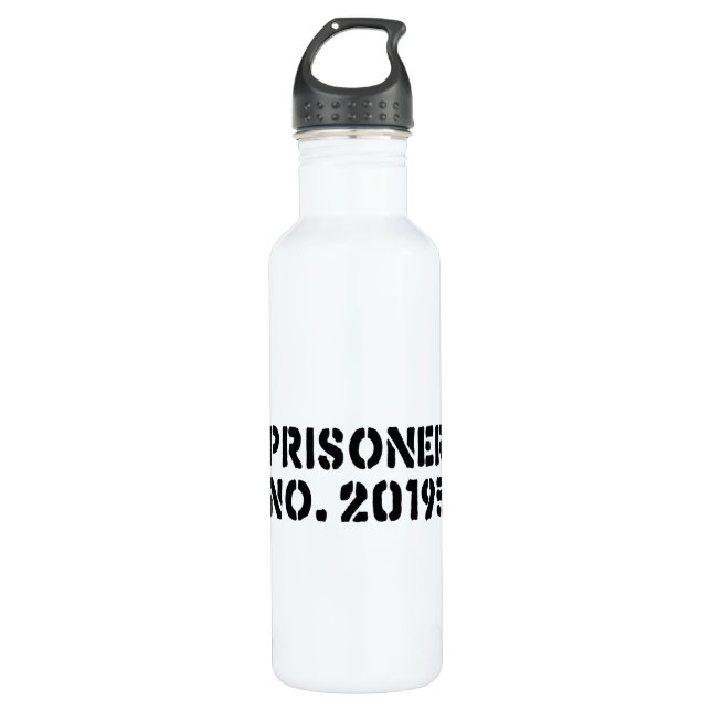 Prisoner No. 20195 710 Ml Water Bottle (Front)