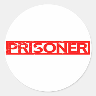Prisoner Stamp Classic Round Sticker