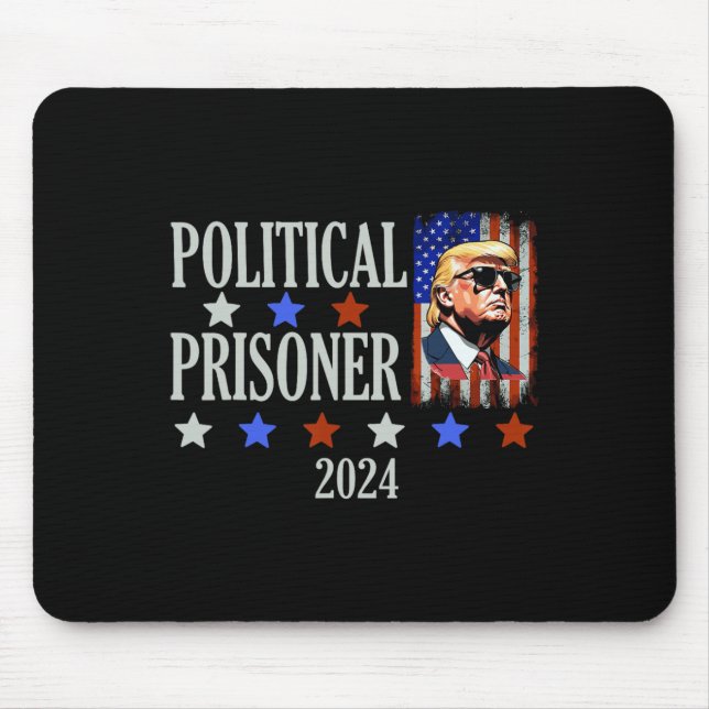 Prisoner Trump 2024  Mouse Pad (Front)