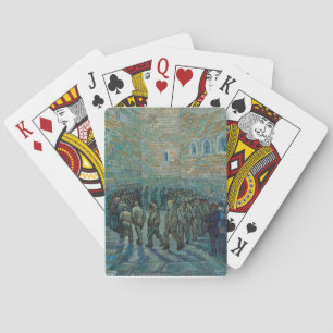 Prisoners Exercising 1890 by Vincent van Gogh Playing Cards