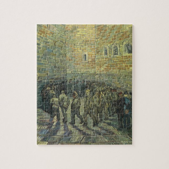 Prisoners Exercising by Vincent van Gogh Jigsaw Puzzle (Vertical)