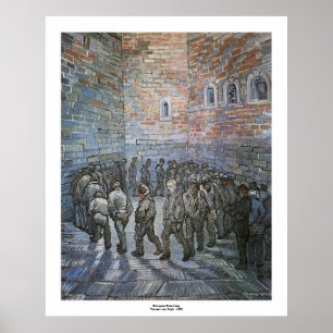 Prisoners Exercising by Vincent van Gogh Poster